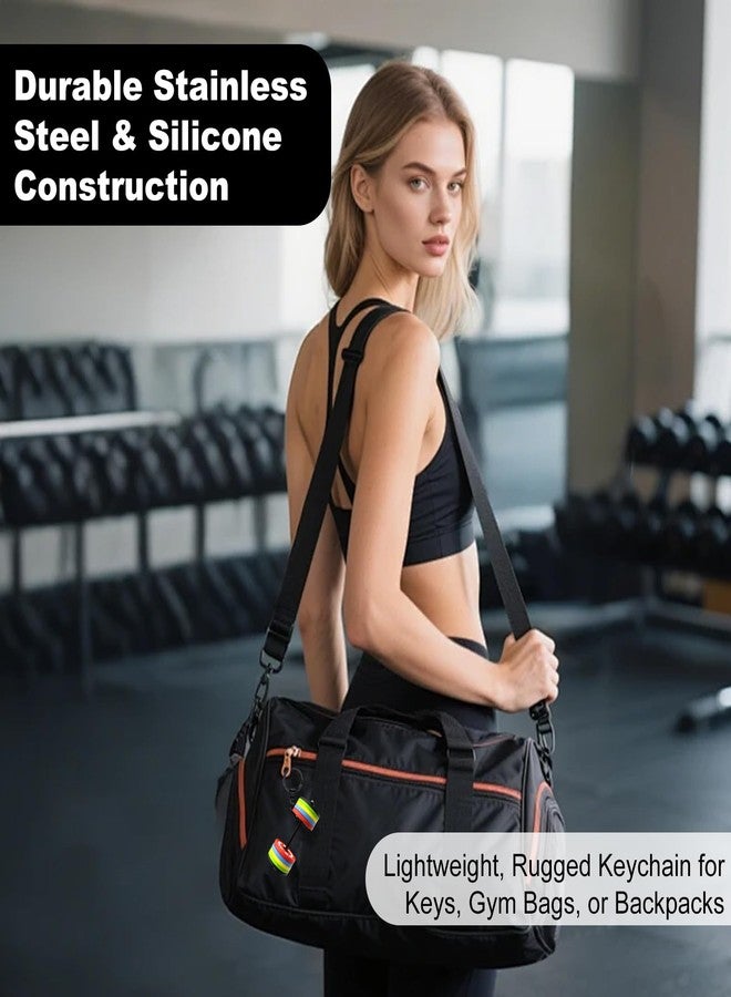 ZGGAZCA Barbell Keychain Fitness Weight Key Chain Mini Dumbbell Gym Workout Accessory for Women Men Weightlifting Chains for Backpack Gym Bag Sports Purse Exercise Lover - Image 4
